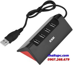 Hub USB 2.0 4port SHU830 - chính hãng SSK